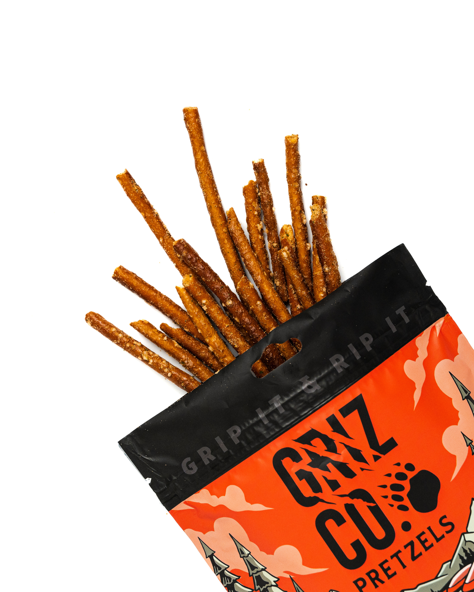 Griz Co. Pretzels Bearly Spicy 5 PACK