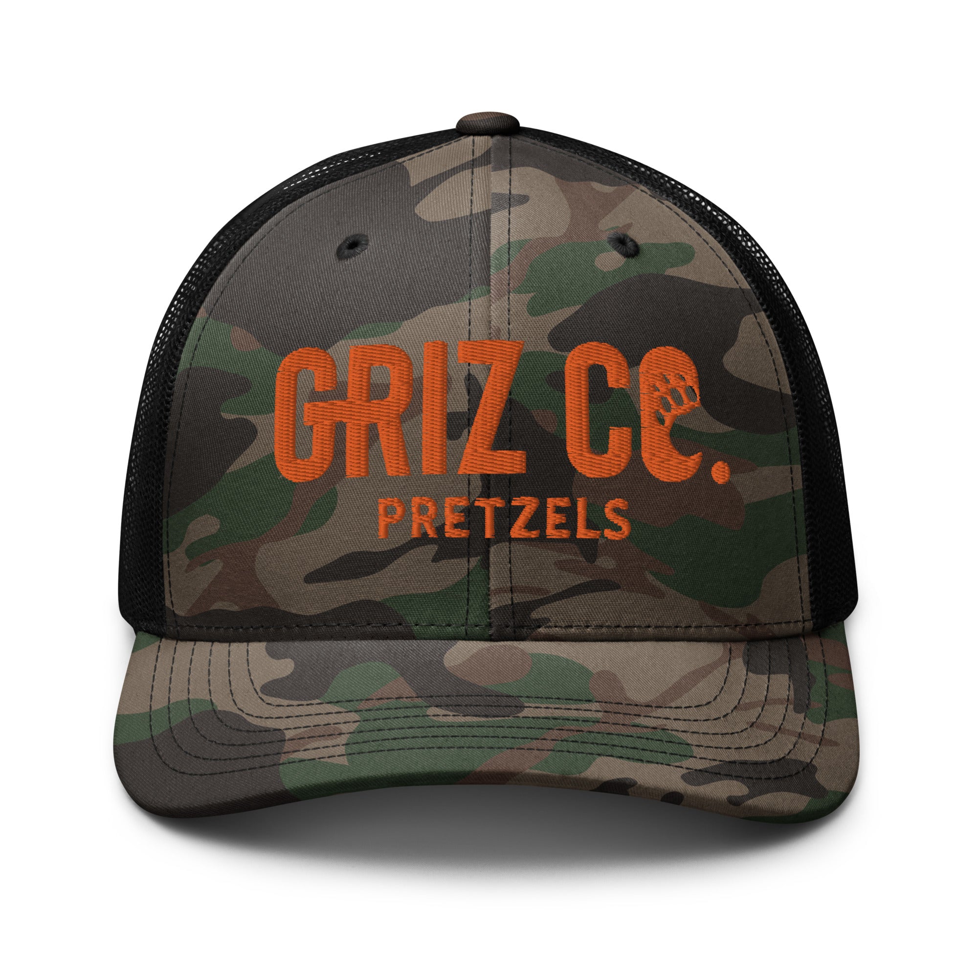 Griz Co Camo Trucker Hat